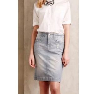 Anthropologie Pilcro and the Letterpress Skirt